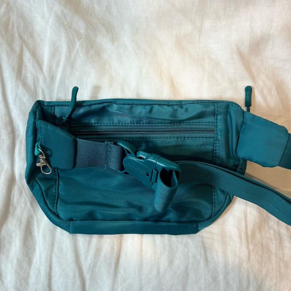The Foldie Crossbody Bag (Teal) - Picture 2 of 4